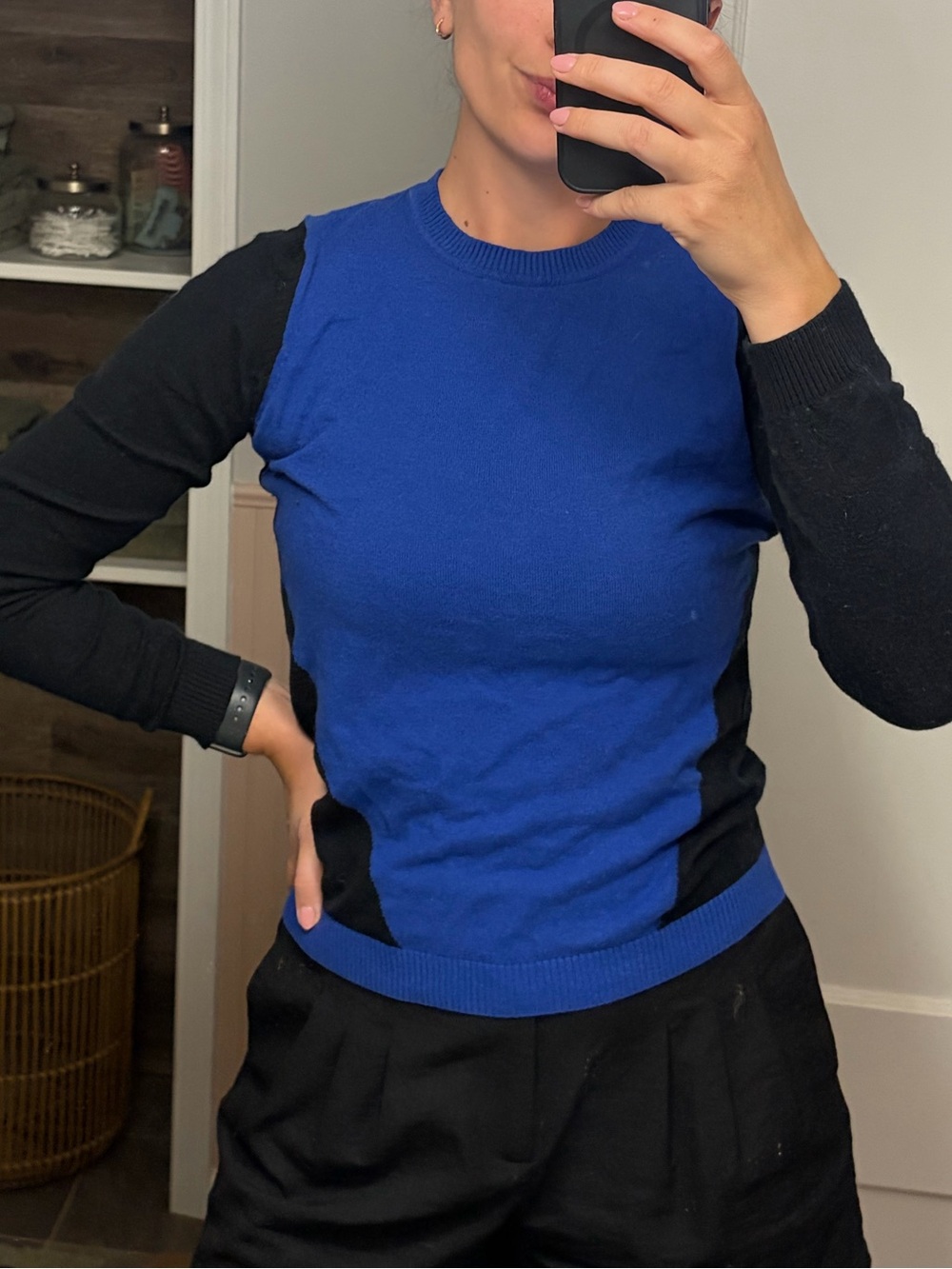 Black & Blue Sweater
